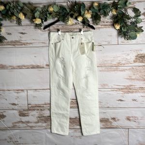 Women's Lucky White Sienna Slim Boyfriend Jeans Size 2